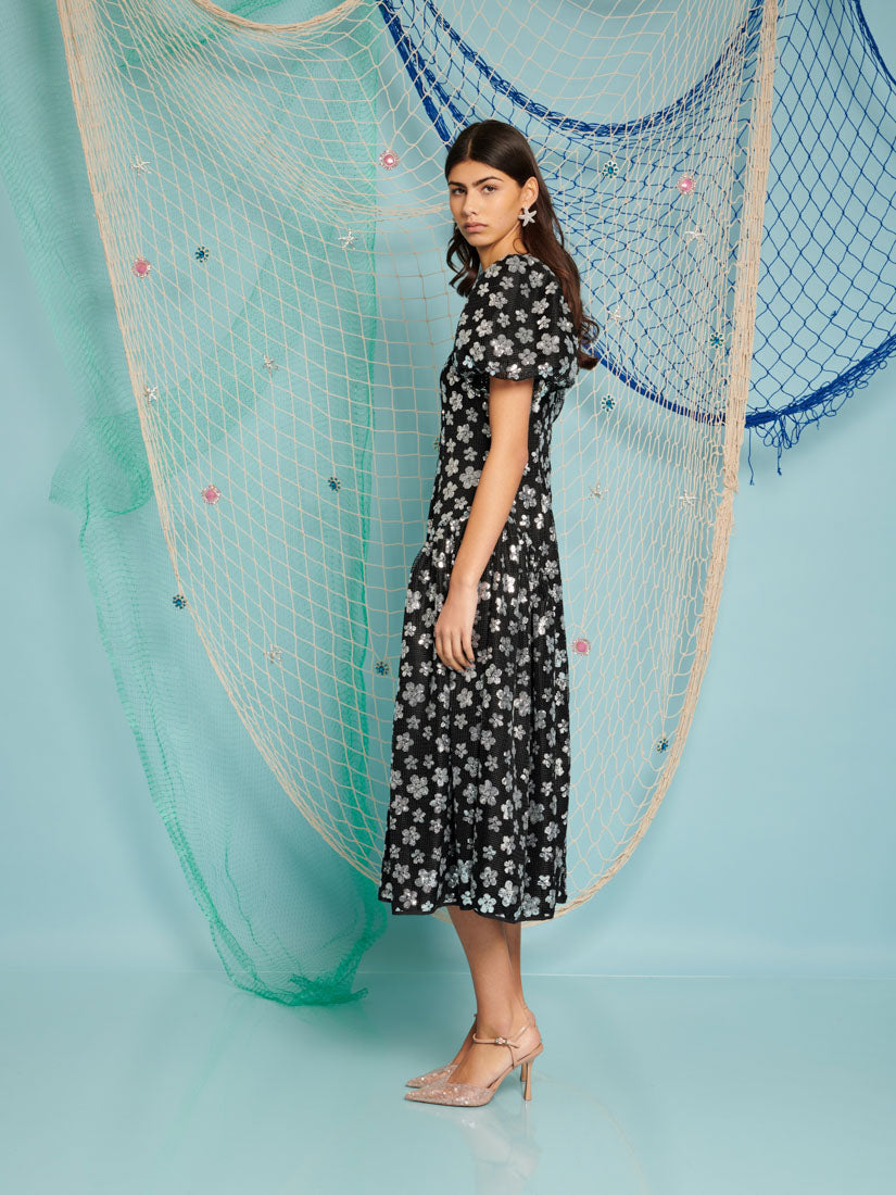 DREAM Starboard Sequin Midi Dress