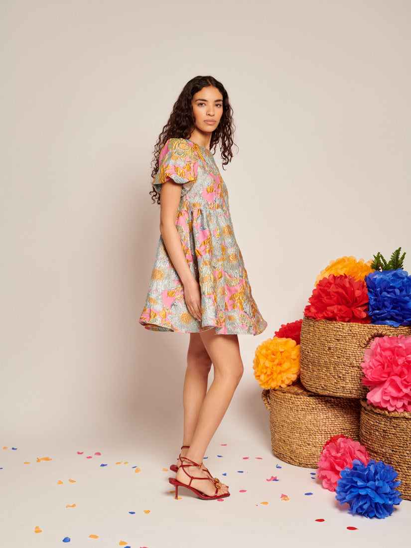 Alegria Jacquard Mini Dress