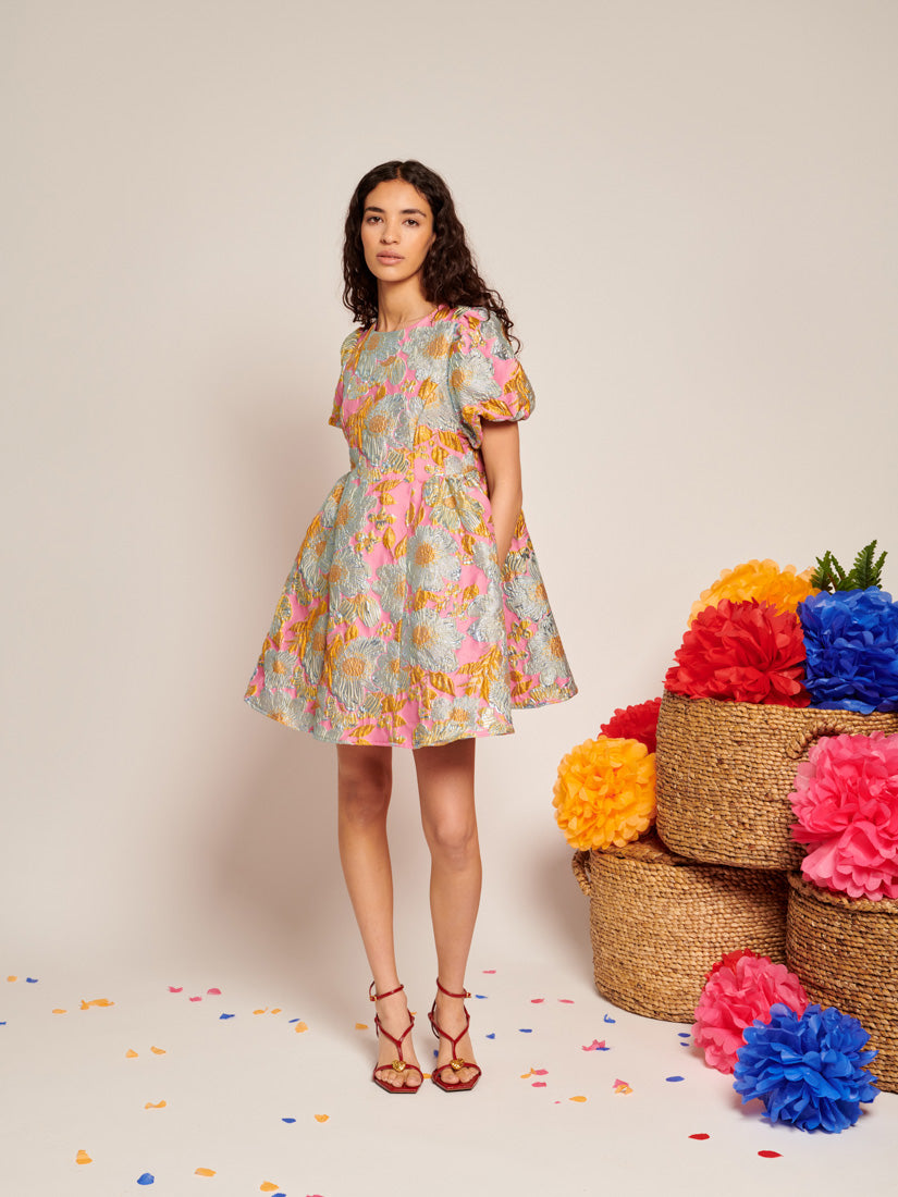 Alegria Jacquard Mini Dress