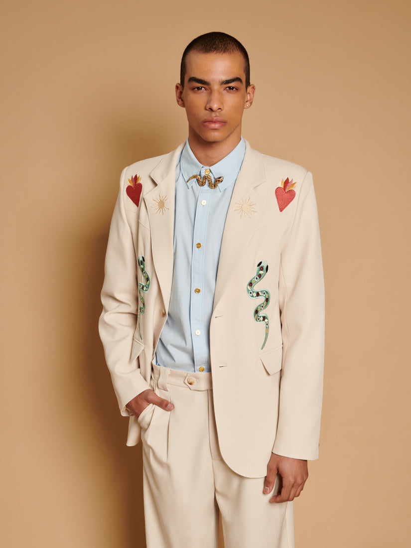 Diego Embroidered Blazer
