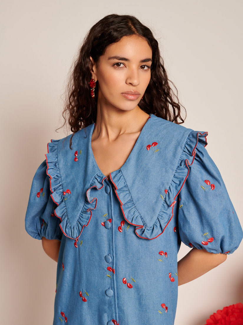 Lola Denim Mini Dress