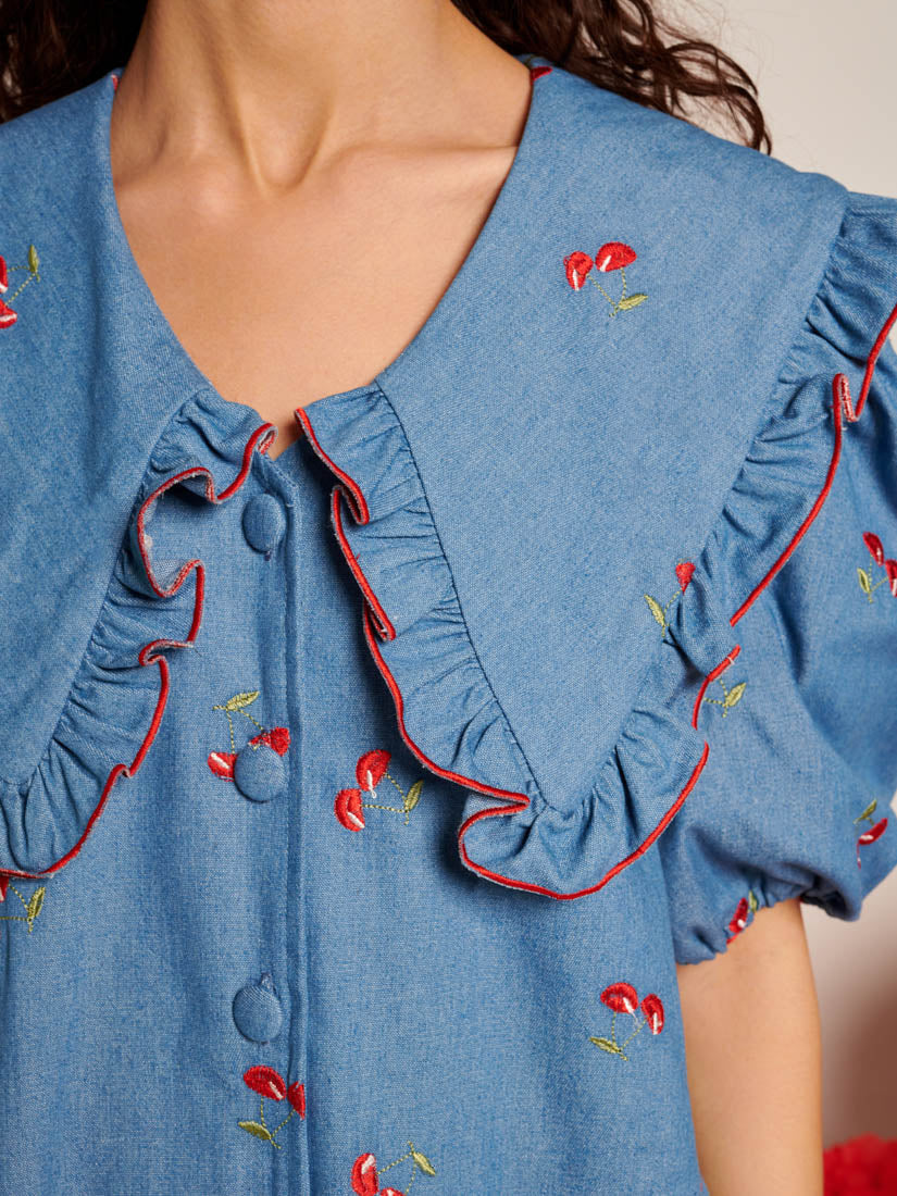 Lola Denim Mini Dress