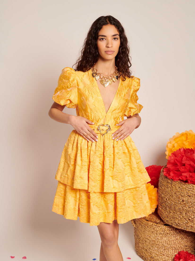 Sol Jacquard Mini Dress