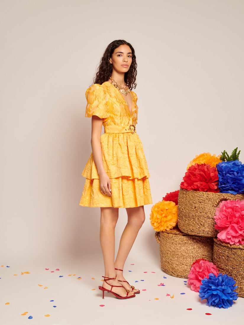 Sol Jacquard Mini Dress