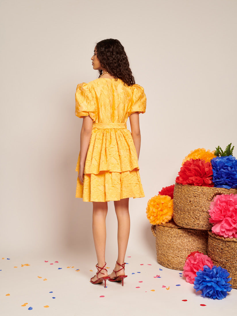 Sol Jacquard Mini Dress