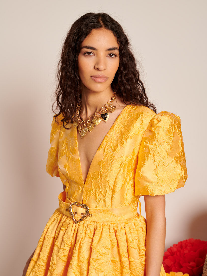 Sol Jacquard Mini Dress