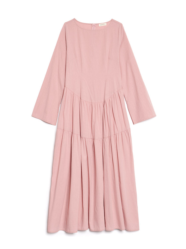 Ghospell Iona Tiered Midi Dress