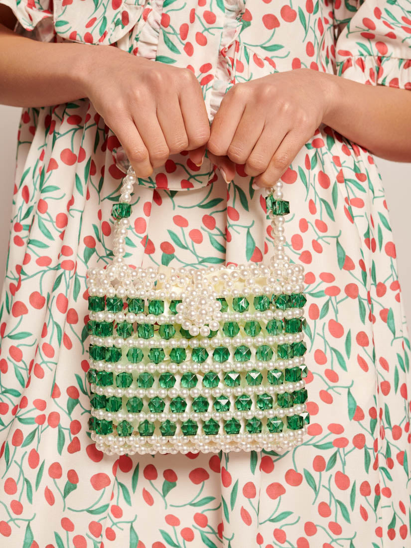 Esmeralda beaded bag
