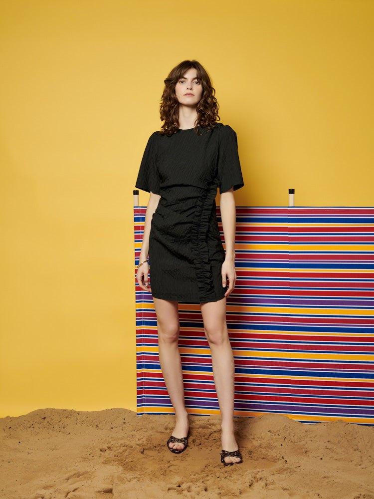 Ghospell Georgia Ruffle Mini Dress