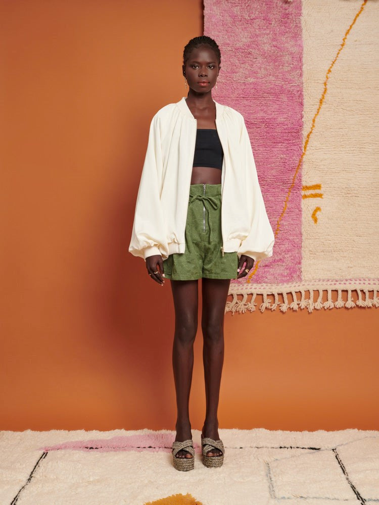 Ghospell Lina High-Waisted Shorts