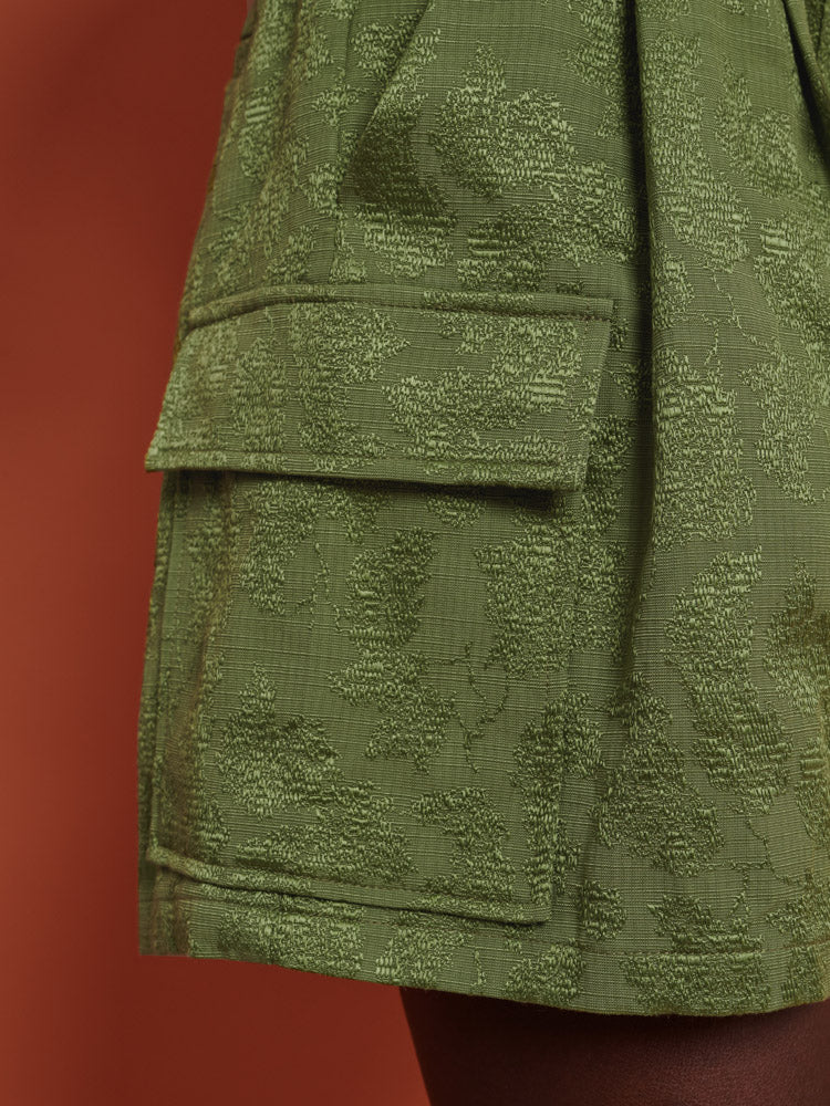 Ghospell Lina High-Waisted Shorts