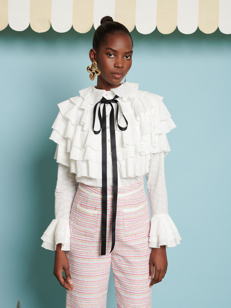 DREAM Saffron Ruffle Blouse