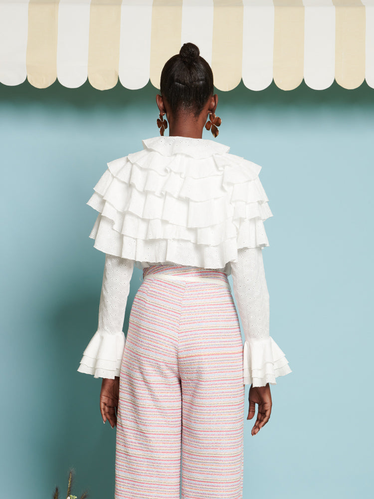 DREAM Saffron Ruffle Blouse