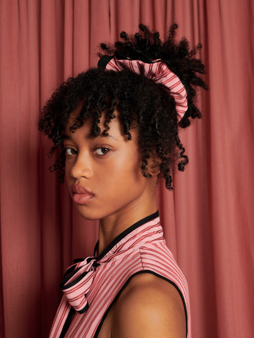 Sweethearts Stripe Scrunchie