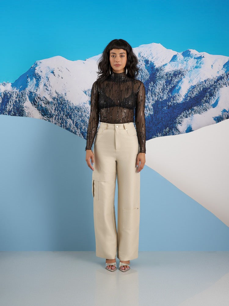 Ghospell Aria Mesh Top