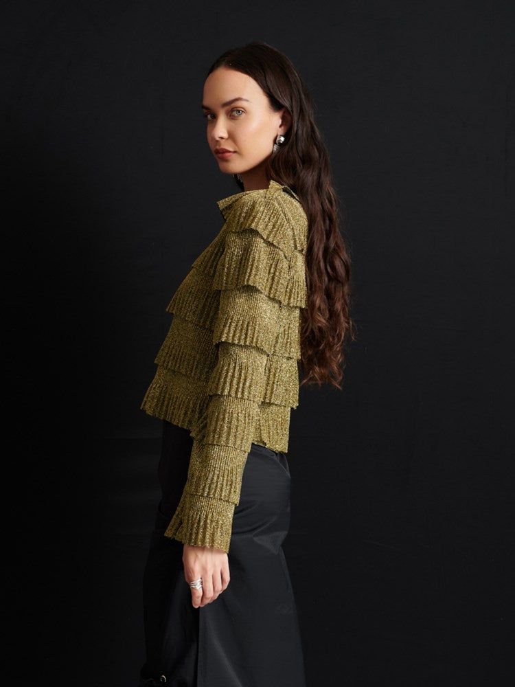 Ghospell Keily Ruffled Top