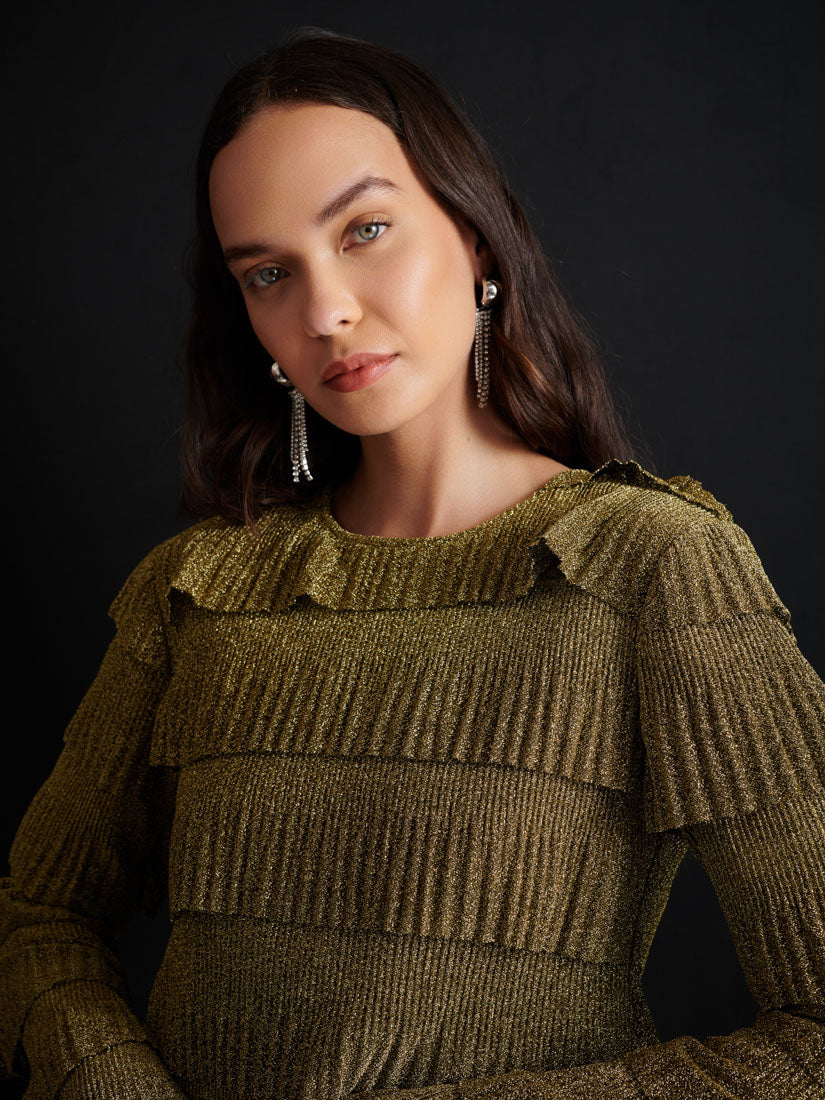 Ghospell Keily Ruffled Top
