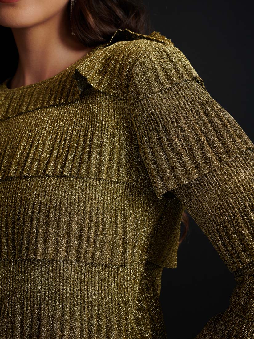 Ghospell Keily Ruffled Top