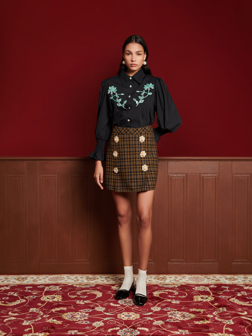 DREAM Vienna Check Mini Skirt
