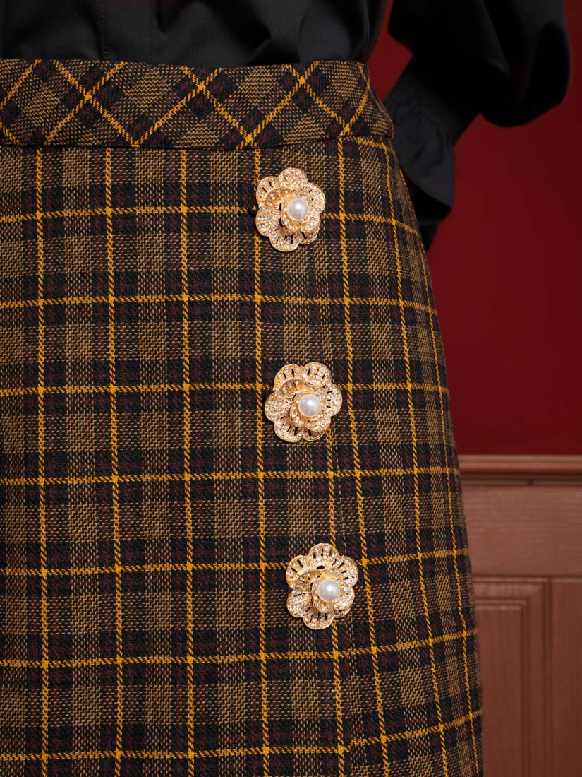 DREAM Vienna Check Mini Skirt