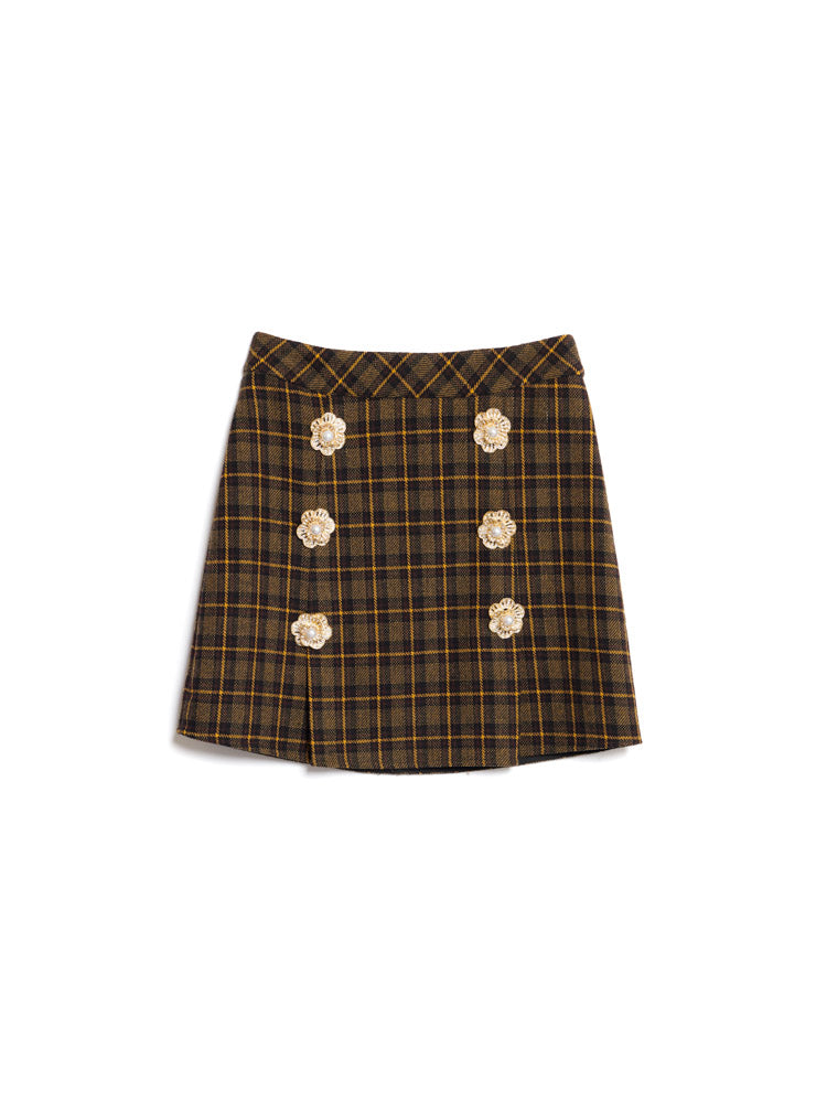 DREAM Vienna Check Mini Skirt