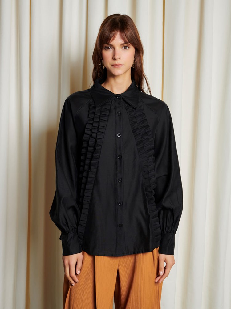 Ghospell Lundy Ruffle Shirt