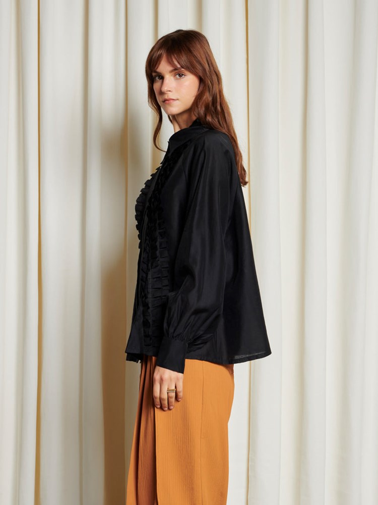Ghospell Lundy Ruffle Shirt