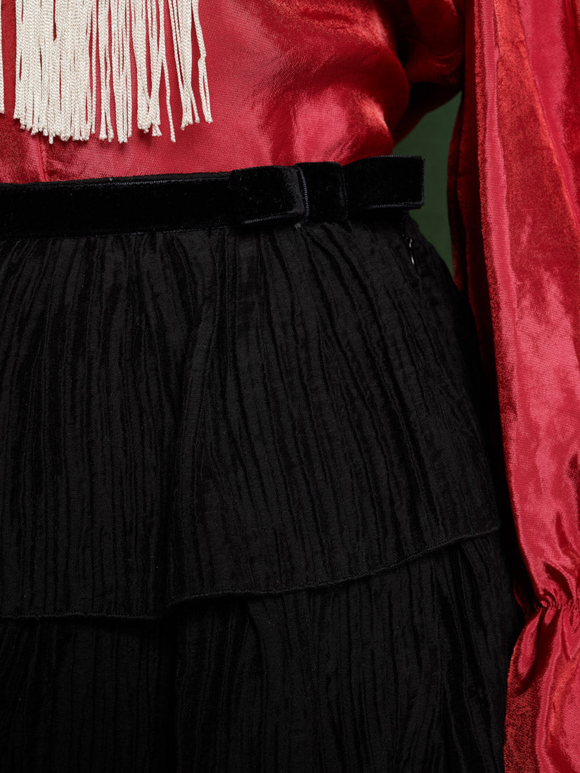 Viola Bow Mini Skirt