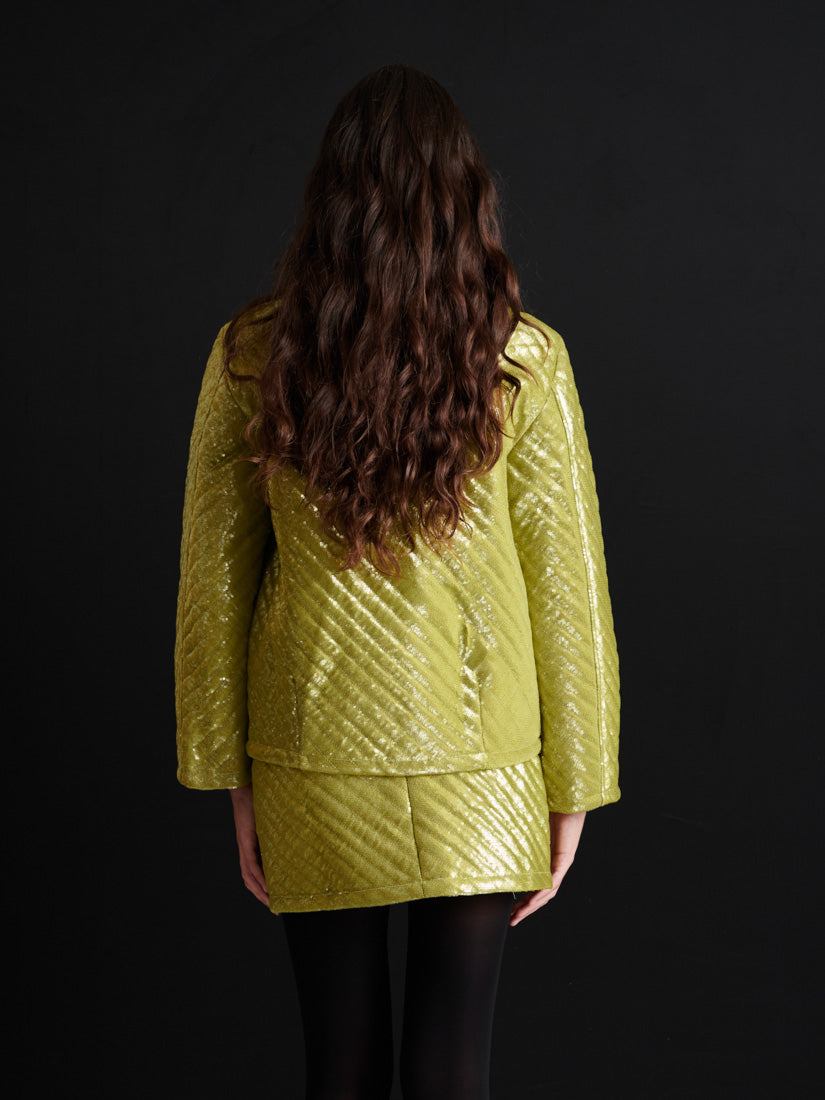 Ghospell Xyla Padded Sequin Jacket