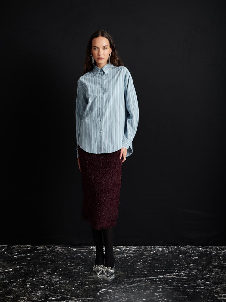 Ghospell Beck Striped Shirt