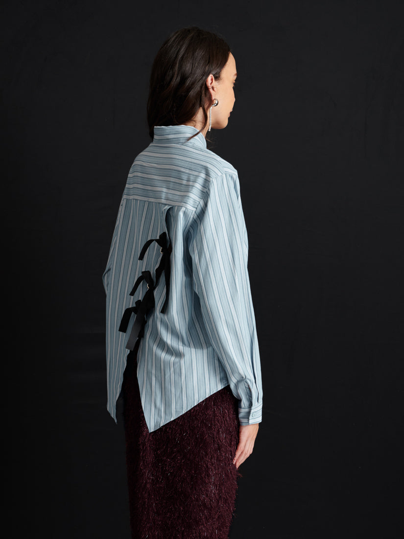 Ghospell Beck Striped Shirt