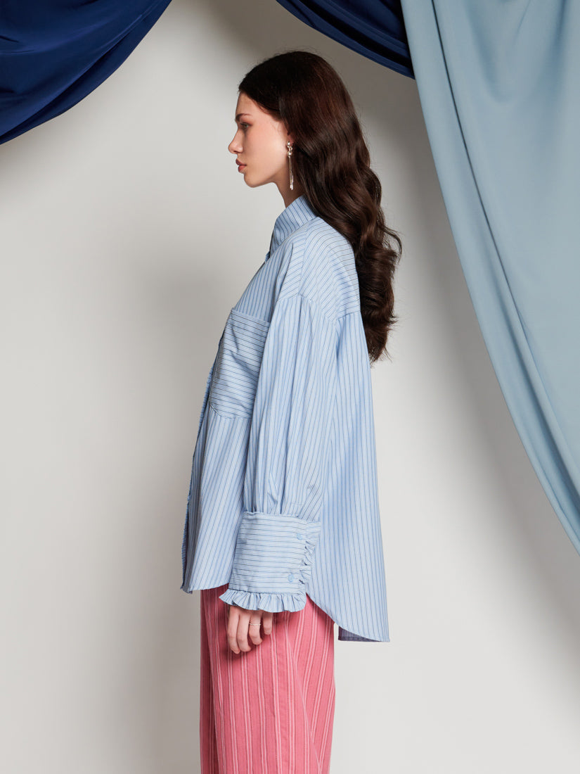 Ghospell Sheena Stripe Shirt