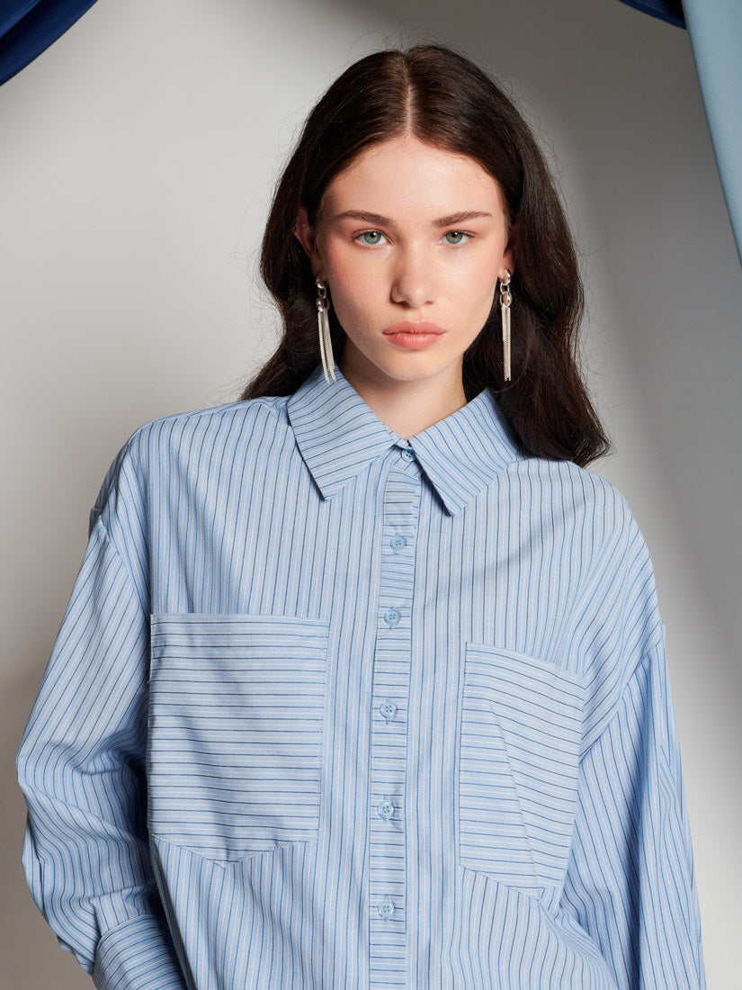 Ghospell Sheena Stripe Shirt