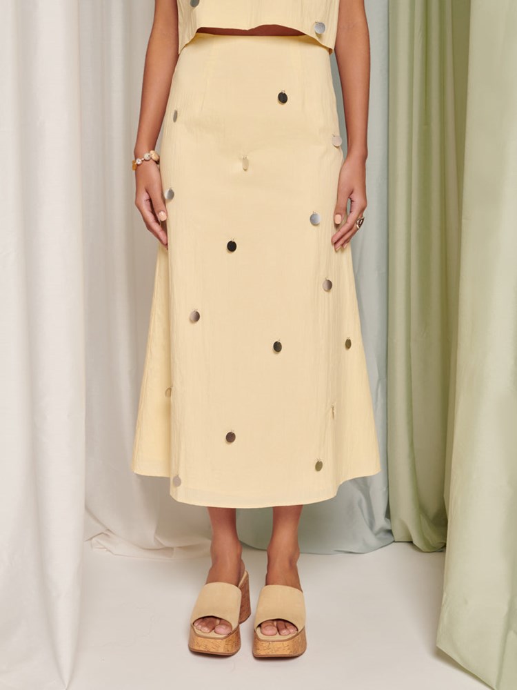 <b> Ghospell </b> Solana Midi Skirt