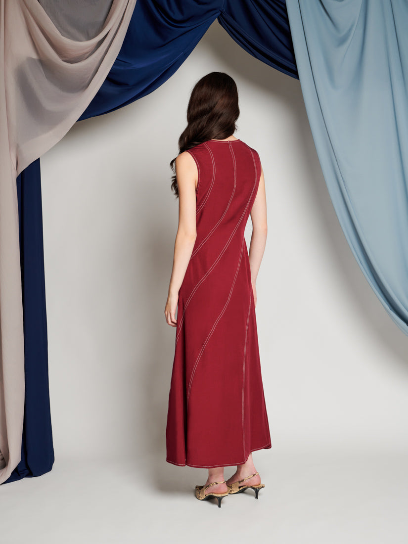 Ghospell Talulla Curved Maxi Dress